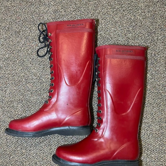 Ilse Jacobsen Women's Rub 1 Rain Boots US 9.5 EU 4 - Picture 2 of 5